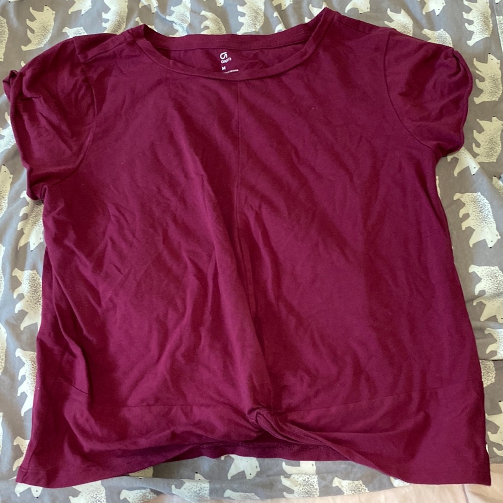 Gap Fit Tie Front Tee